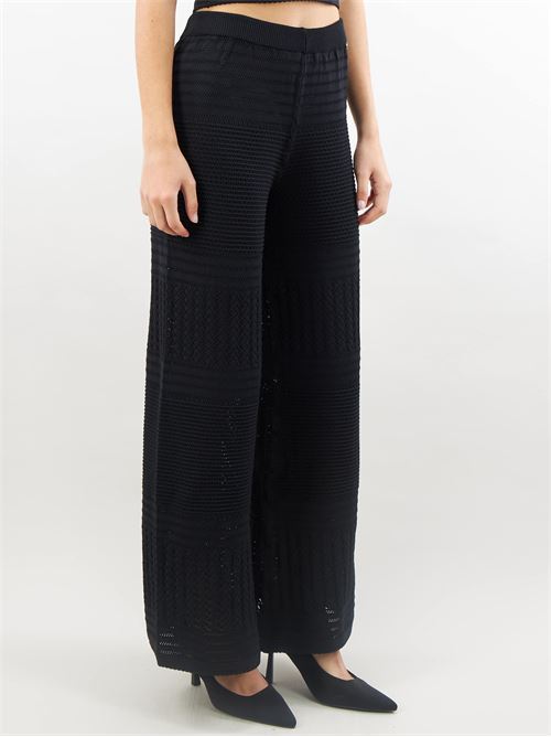 Knitted jacquard trousers Twinset TWIN SET | Pants | TT31636